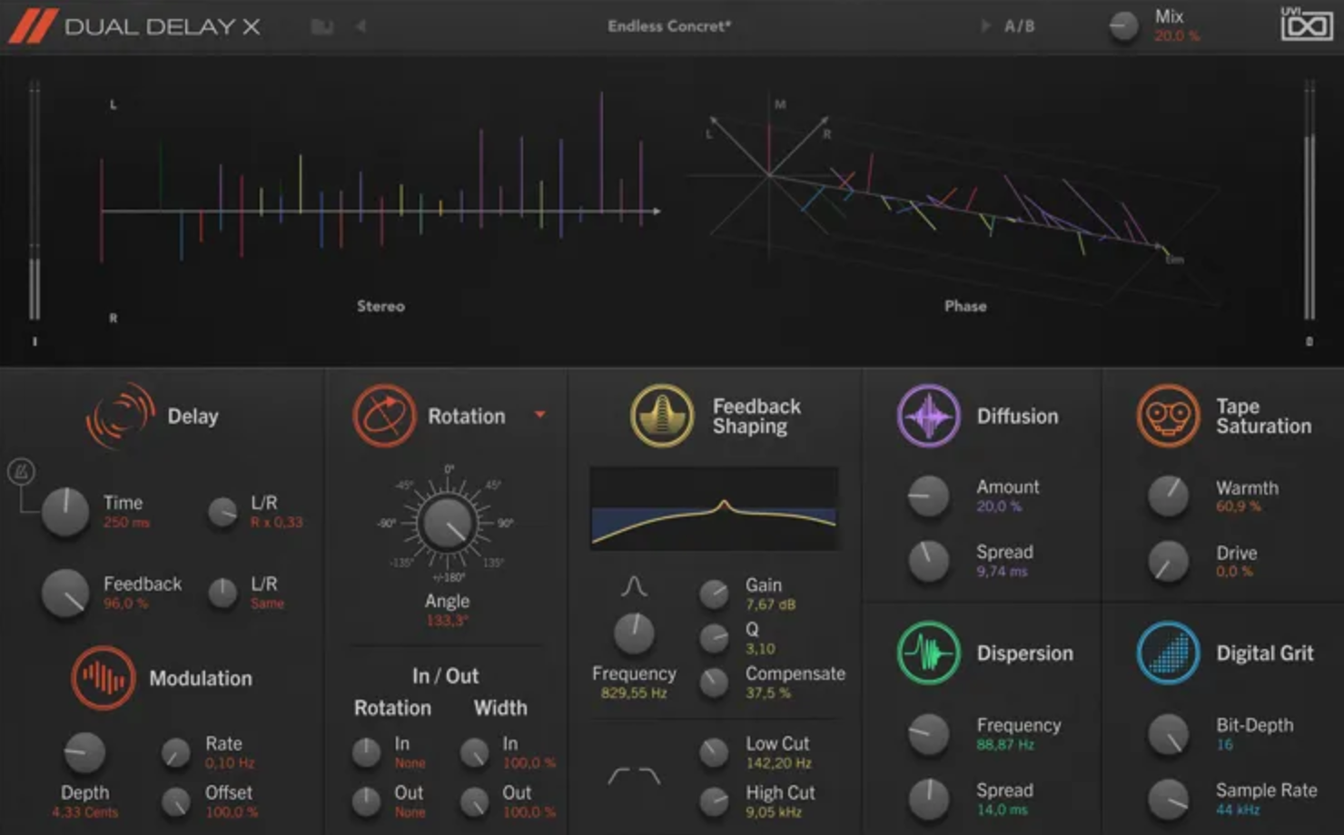 UVI Dual Delay X